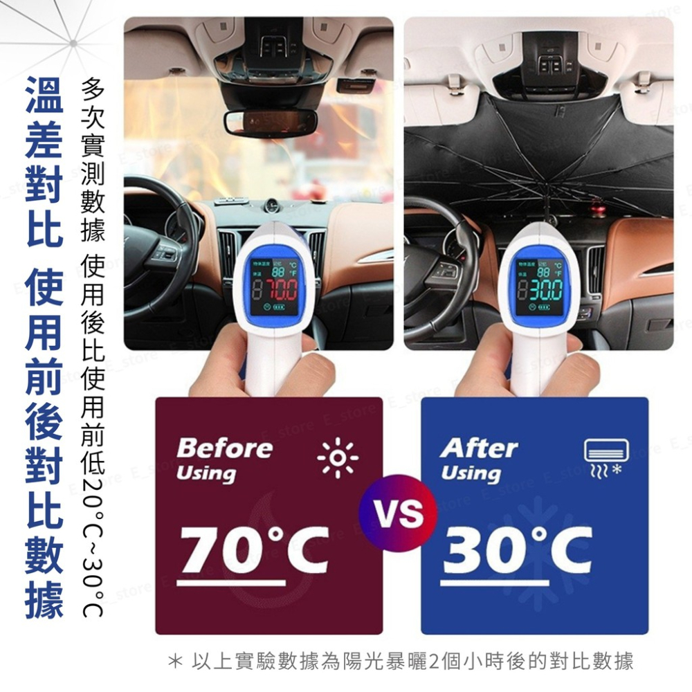 【台灣現貨+送收納袋】汽車遮陽傘 車用遮陽傘 前擋遮陽簾 車用 遮陽 隔熱 汽車遮陽簾 車用遮陽 車用遮陽簾-細節圖5