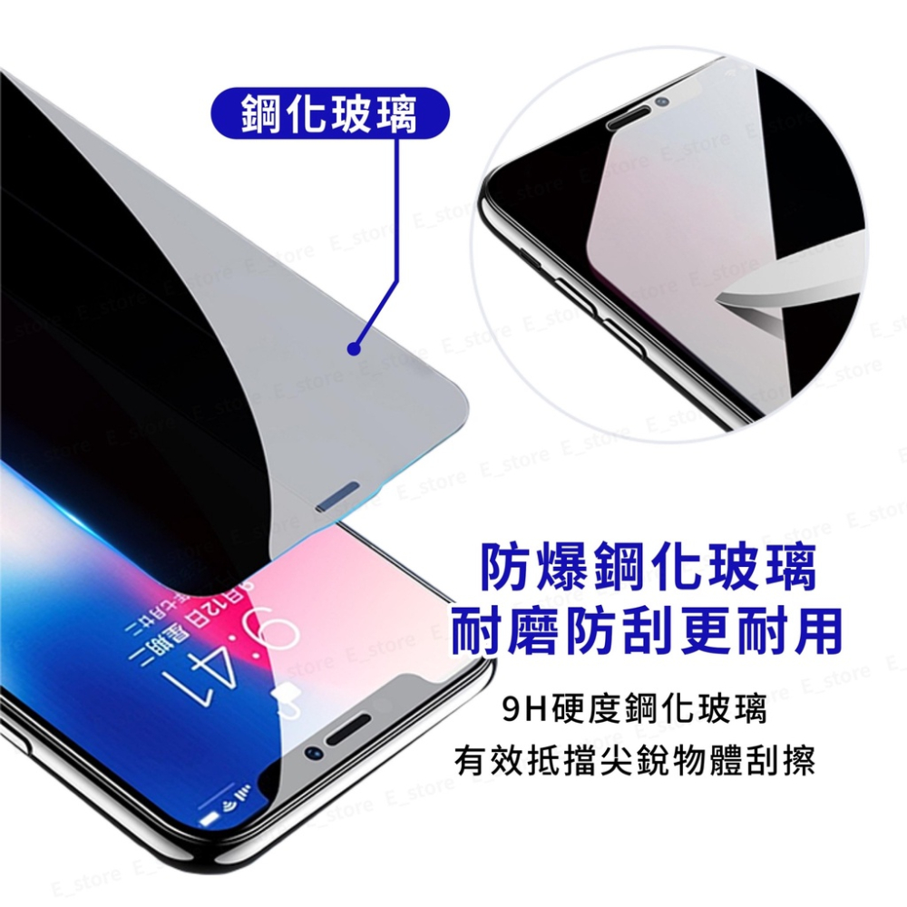【現貨】適用 iPhone霧面防偷窺滿版 玻璃貼 防窺玻璃保護貼 iPhone14 13 11 12 Pro XR XS-細節圖5