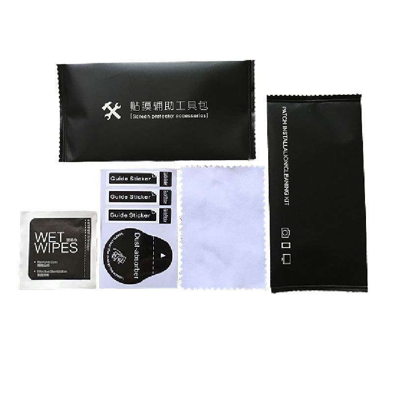 貼膜輔助工具包 貼膜工具 除塵紙 乾溼酒精 玻璃貼工具 拭鏡布 拭淨布 鋼化膜 貼膜 玻璃貼工具 乾溼組合包 便宜-細節圖3