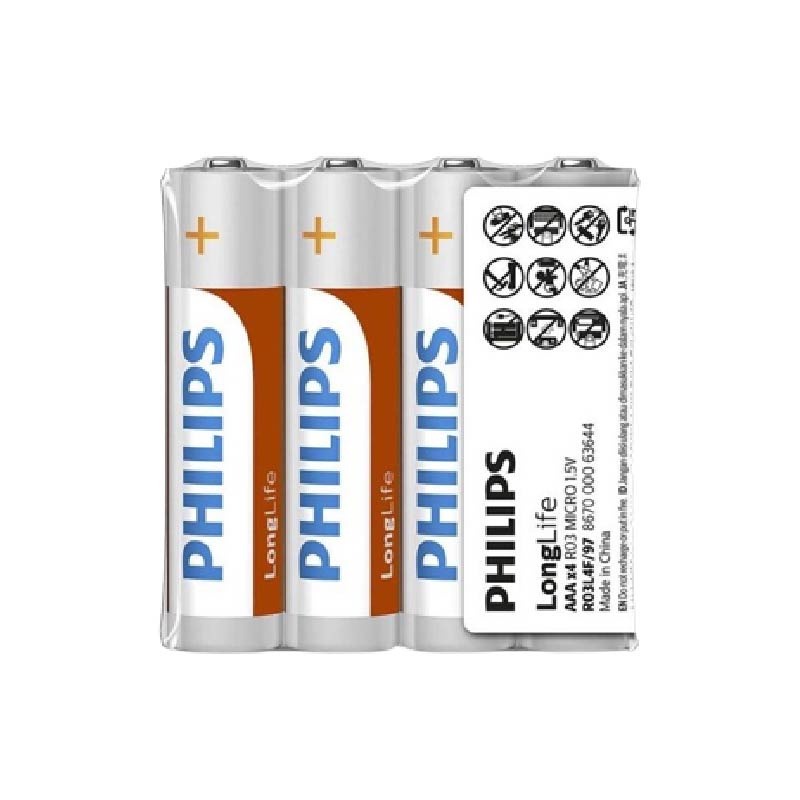 【台灣現貨】 飛利浦 PHILIPS 電池 碳鋅電池 乾電池 原裝進口 碳鋅電池 3號 4號 電池 風扇電池 遙控器電池-細節圖2
