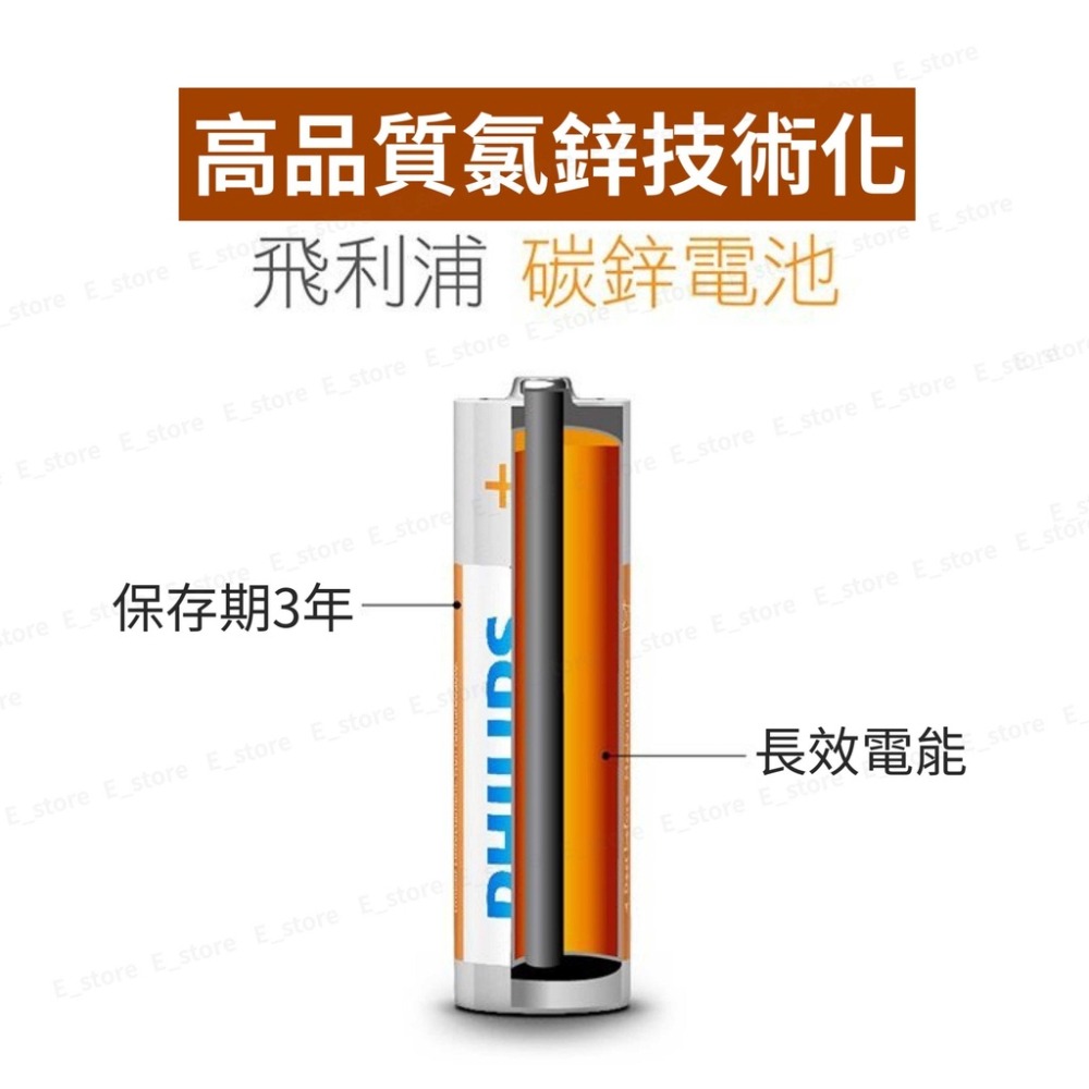 【台灣現貨】 飛利浦 PHILIPS 電池 碳鋅電池 乾電池 原裝進口 碳鋅電池 3號 4號 電池 風扇電池 遙控器電池-細節圖8