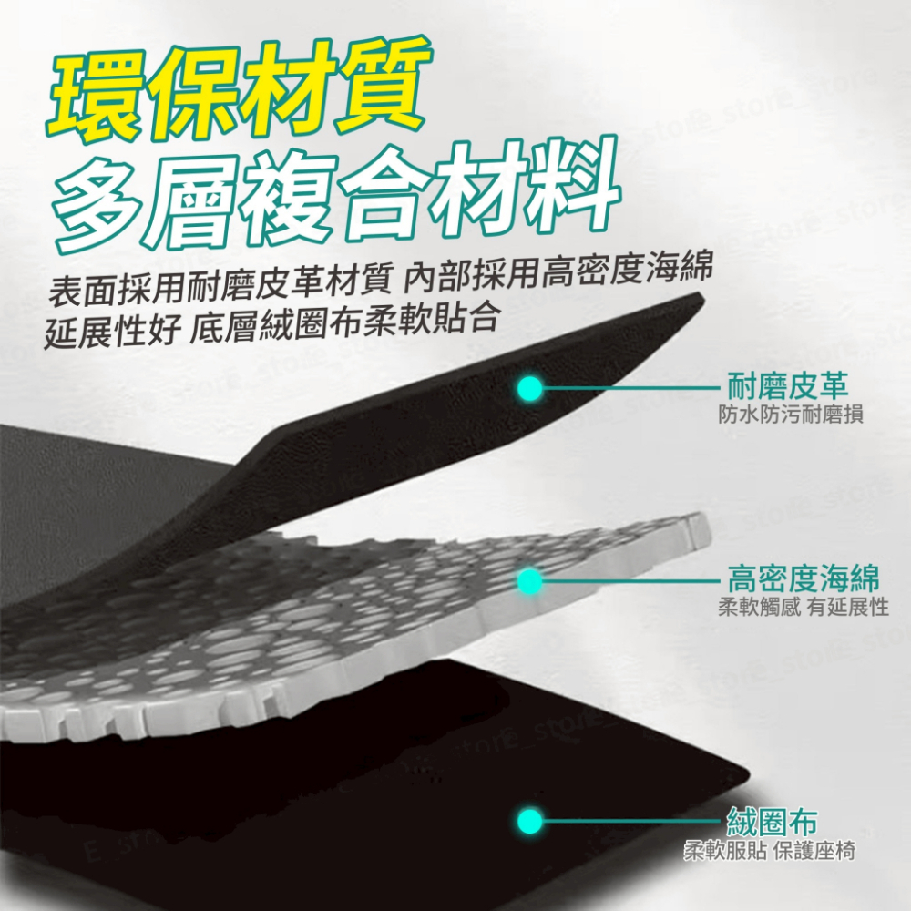 Corolla Cross 專用 防踢墊 皮革 椅背防踢墊 下方 防踢 防髒 CC 座椅防踢墊-細節圖5