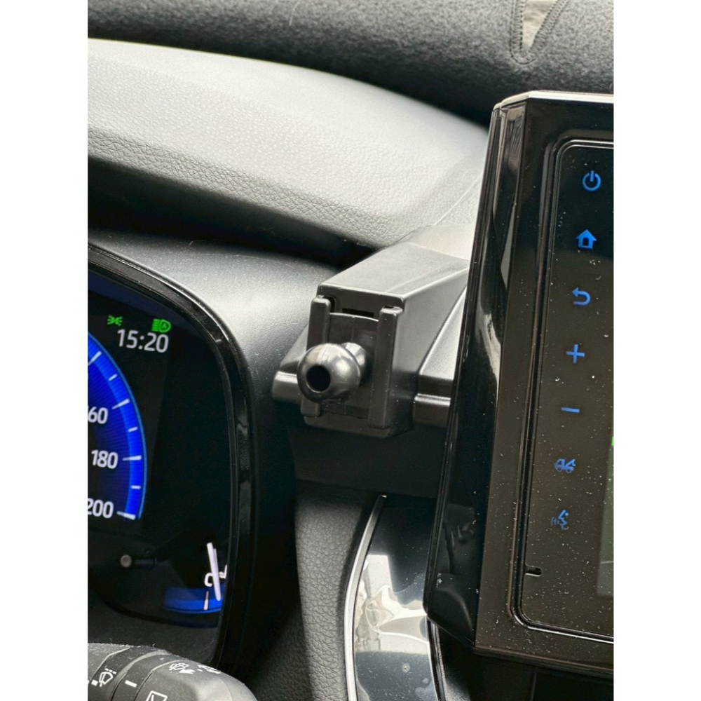 Corolla Cross 專用手機架配件 螢幕左側配件 專車專用 altis 12代 不擋出風口配件 車用手機架配件-細節圖3