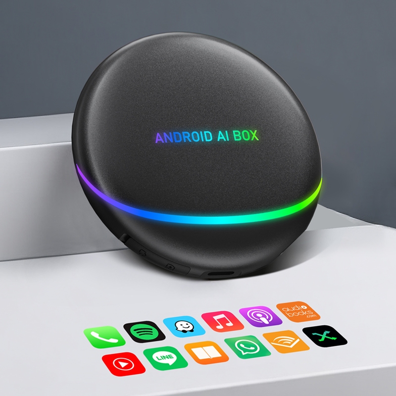 【保固一年】CARPLAY 安卓機 有線轉無線 Ai box 導航機 車機 電視盒 安卓盒 支援蘋果安卓 雙系統-細節圖2