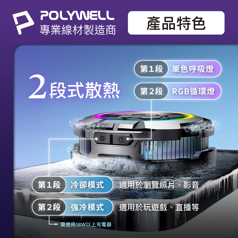 【隔日到貨】 手機磁吸散熱器 快速降溫 TEC半導體致冷晶片 強力磁鐵 吸附穩固 適用MagSafe POLYWELL-細節圖5