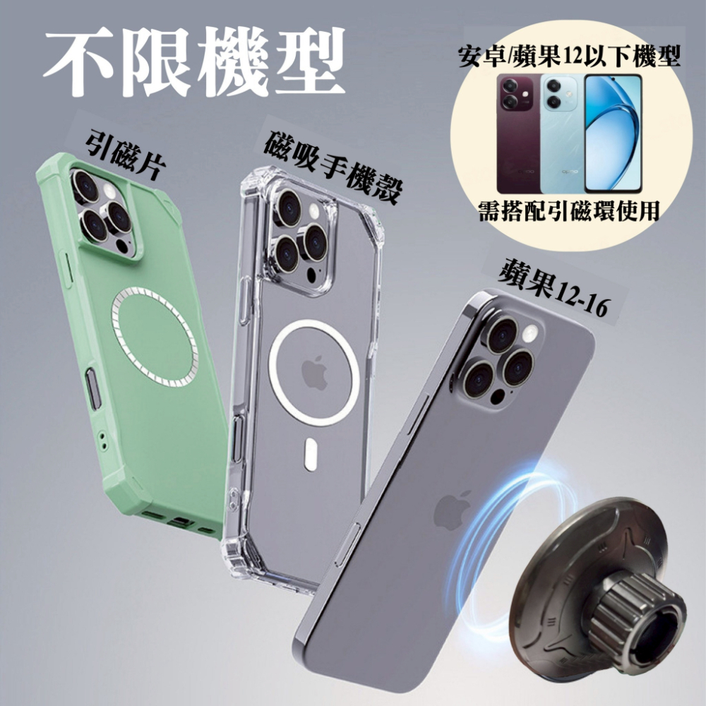 【升級強力磁鐵】Magsafe 磁吸手機架 車用手機架 手機架 磁吸 車用磁吸-細節圖2