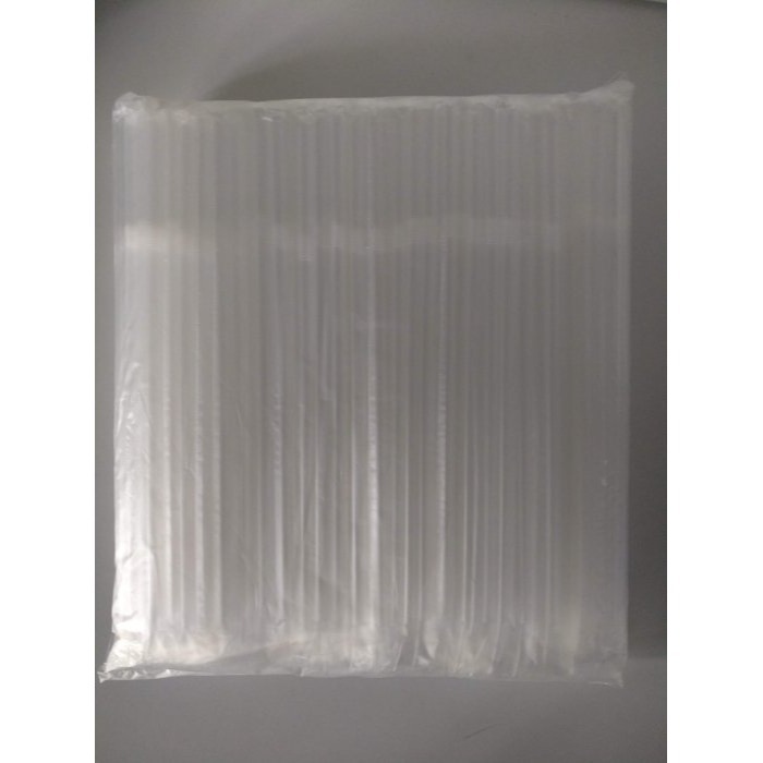 樂樂圍裙屋15D【單支包 透明 可彎吸管 平口 台灣製】獨立包裝 塑膠吸管 直式吸管 長吸管 包套吸管 飲料 冷飲-細節圖2