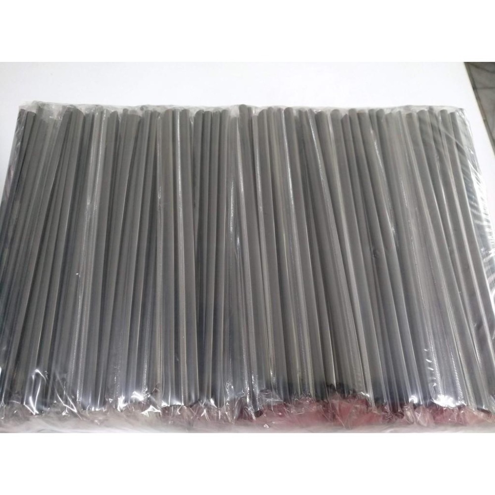 樂樂圍裙屋【營業用 單支包 黑色吸管 (1公斤裝)】斜口吸管 飲料吸管 波霸吸管 衛生吸管 冰沙吸管 一次性 塑膠吸管-細節圖3