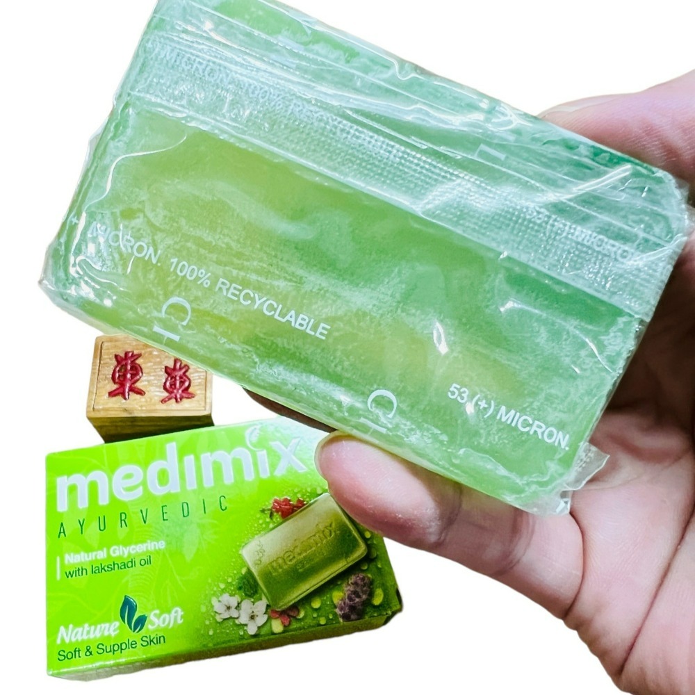 【Medimix正品附發票】【寶貝】【台灣銷售NO.1】印度綠寶石皇室藥草浴美肌皂香皂 (125克)-細節圖8