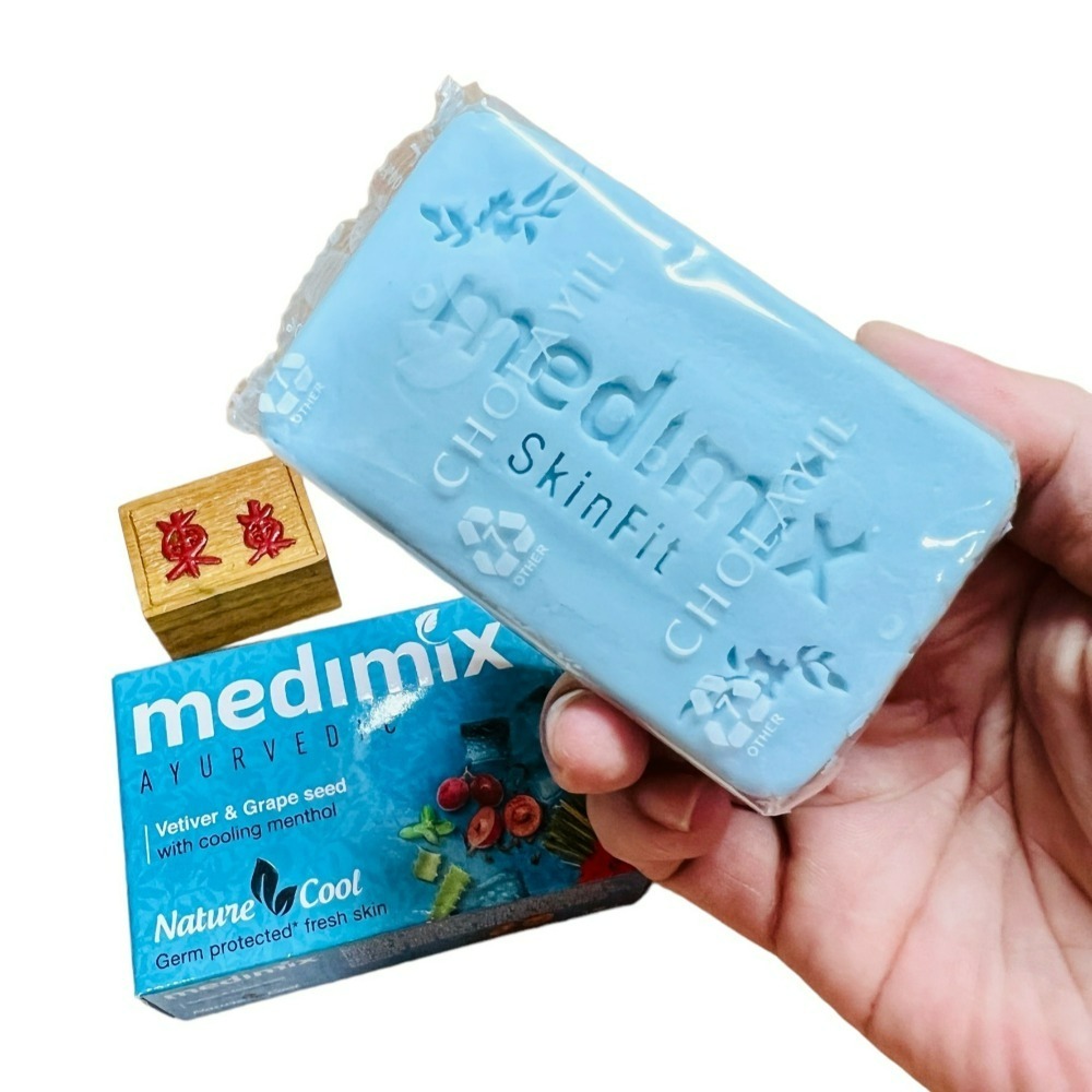 【Medimix正品附發票】印度【藍寶石】沁涼美肌皂 香皂 (125克) 岩蘭草&葡萄籽-細節圖7