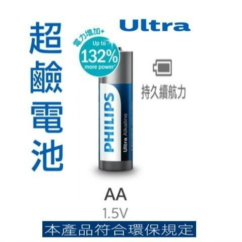 【PHILIPS飛利浦正品附發票】【3號鹼性電池】【請認明原廠公司貨、品質有保障】(型號：3號超鹼電池/AA/LR6)-細節圖2