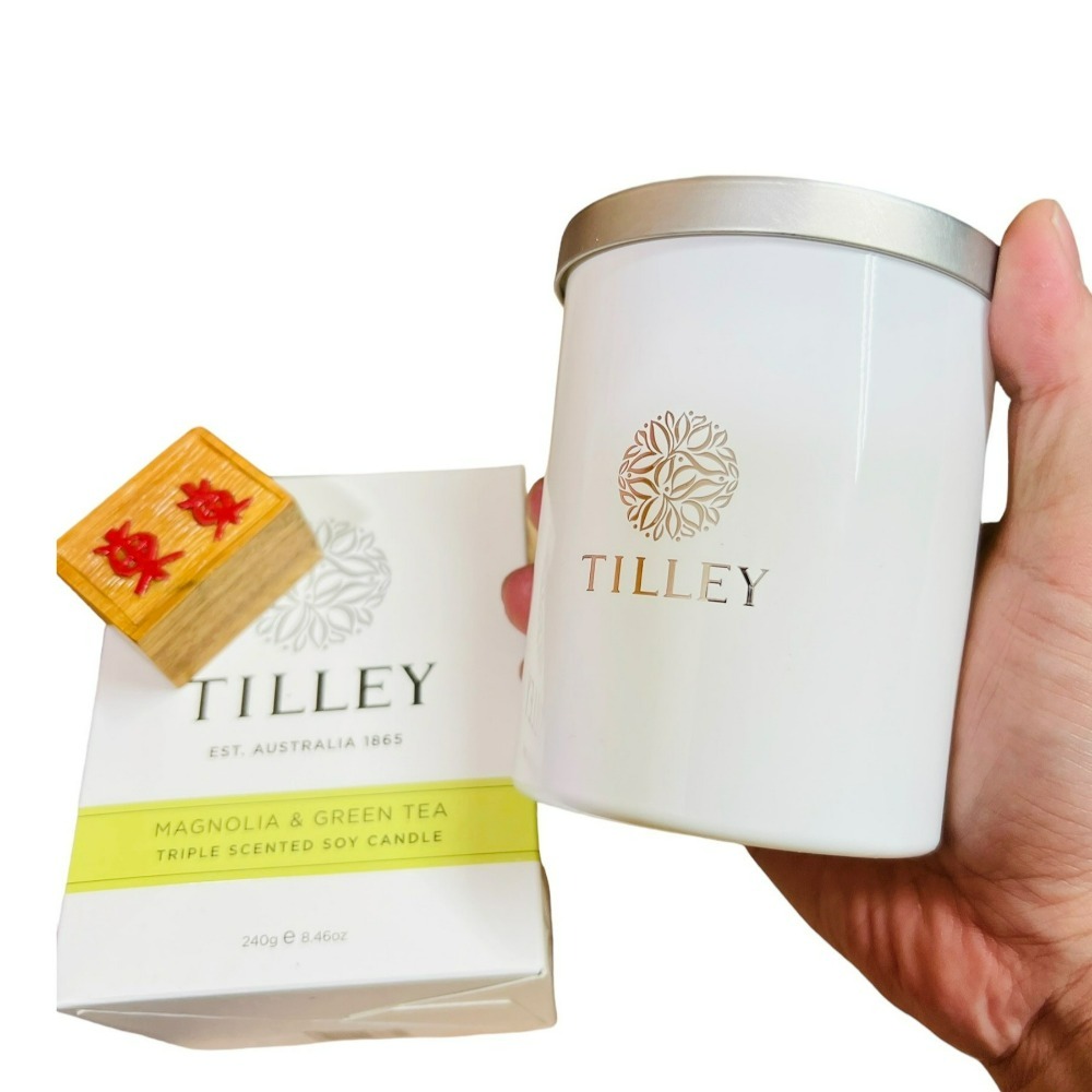 【TILLEY正品附發票】【木蘭與綠茶】澳洲皇家特莉百年香氛【微醺香氛蠟燭】【花香調】(240g)-細節圖4