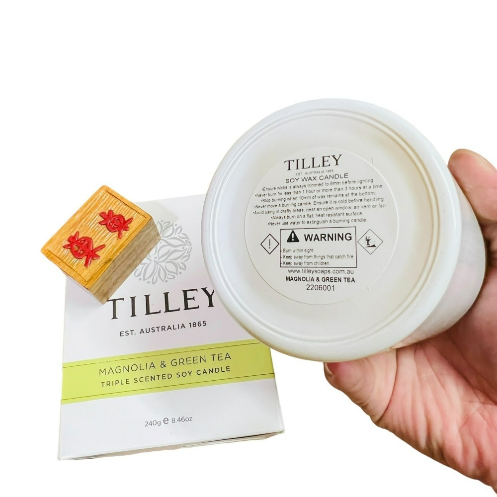 【TILLEY正品附發票】【木蘭與綠茶】澳洲皇家特莉百年香氛【微醺香氛蠟燭】【花香調】(240g)-細節圖5