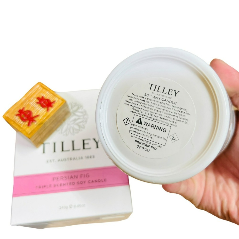 【TILLEY正品附發票】【希臘盛夏無花果】澳洲皇家特莉百年香氛【微醺香氛蠟燭】【果香調】(240g)-細節圖3