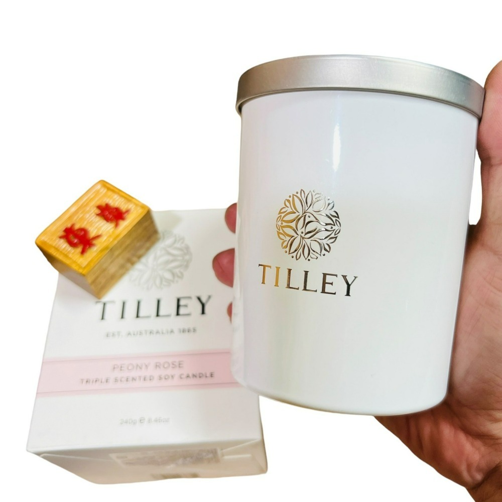 【TILLEY正品附發票】【牡丹玫瑰】澳洲皇家特莉百年香氛【微醺香氛蠟燭】【花香調】(240g)-細節圖3