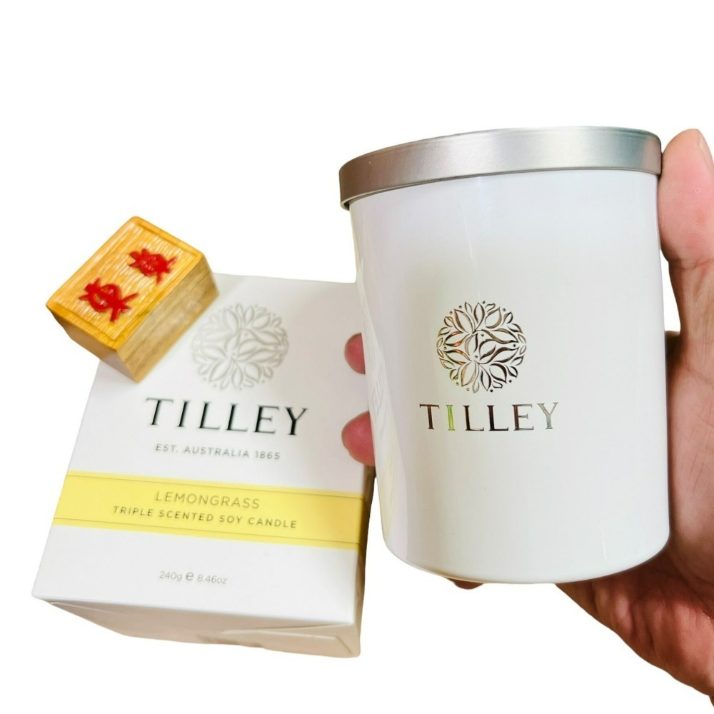 【TILLEY正品附發票】【蘇美島微醺檸檬草】澳洲皇家特莉百年香氛【微醺香氛蠟燭】【清新調】(240g)-細節圖4