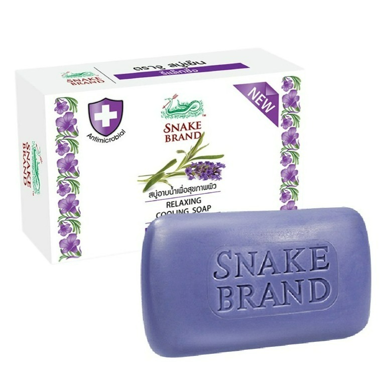 【Snake Brand正品附發票】【薰衣草】泰國 蛇牌 涼感抗菌皂【舒緩身心、保濕肌膚】香皂(100克)-細節圖9