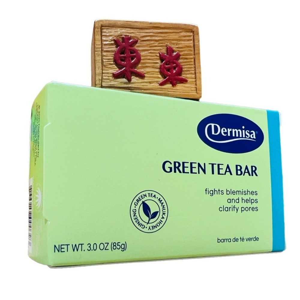 【Dermisa正品附發票】【綠茶淨膚皂】【美國經典美肌皂】【Green Tea barBar】 (85克)-細節圖6