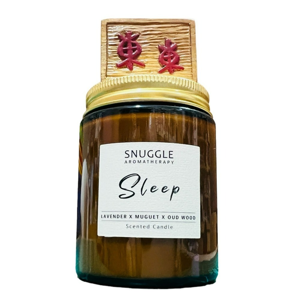 【SNUGGLE熊寶貝正品附發票】【晚安舒眠】【木質香】【精油香氛蠟燭】【蘊含薰衣草精油】(120g)-細節圖4