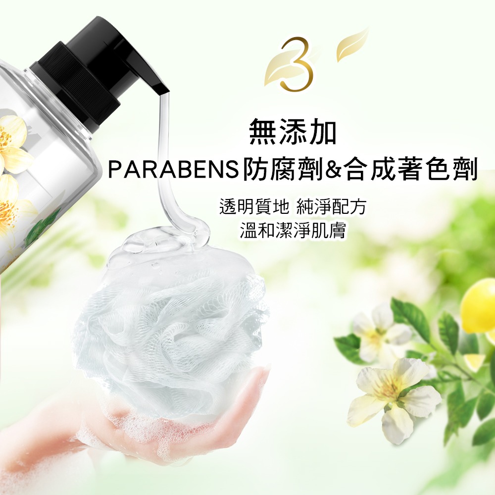 【LUX麗仕正品附發票】【檸檬草X麝香】【植萃香氛沐浴露】【550g】-細節圖5