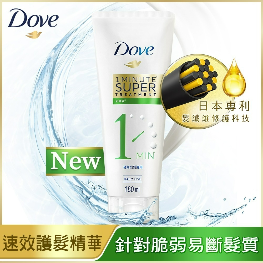 【Dove多芬正品附發票】【防斷護髮】【1分鐘護髮精華】【180ml】-細節圖2