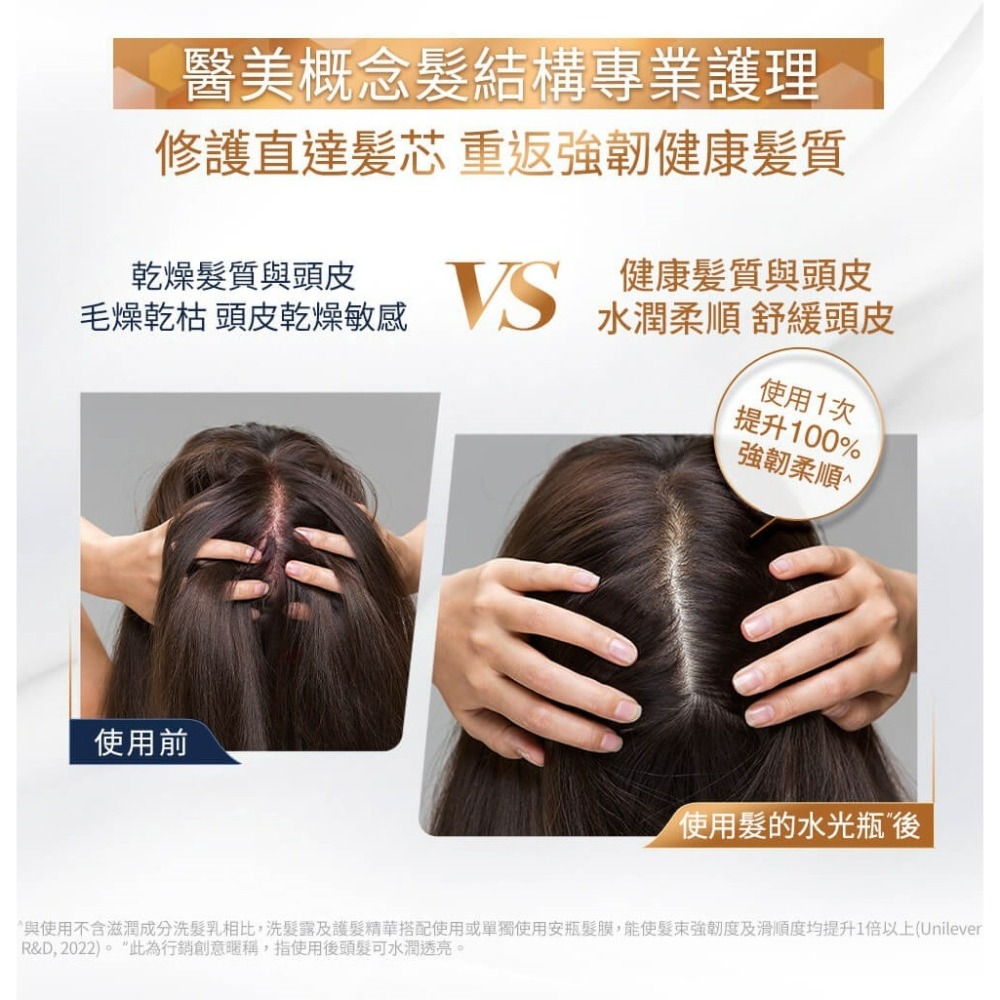 【Dove多芬正品附發票】【HA10玻尿酸滋潤洗髮露】【乾燥髮質】【多芬髮結構修護洗髮露】【380ml】-細節圖7