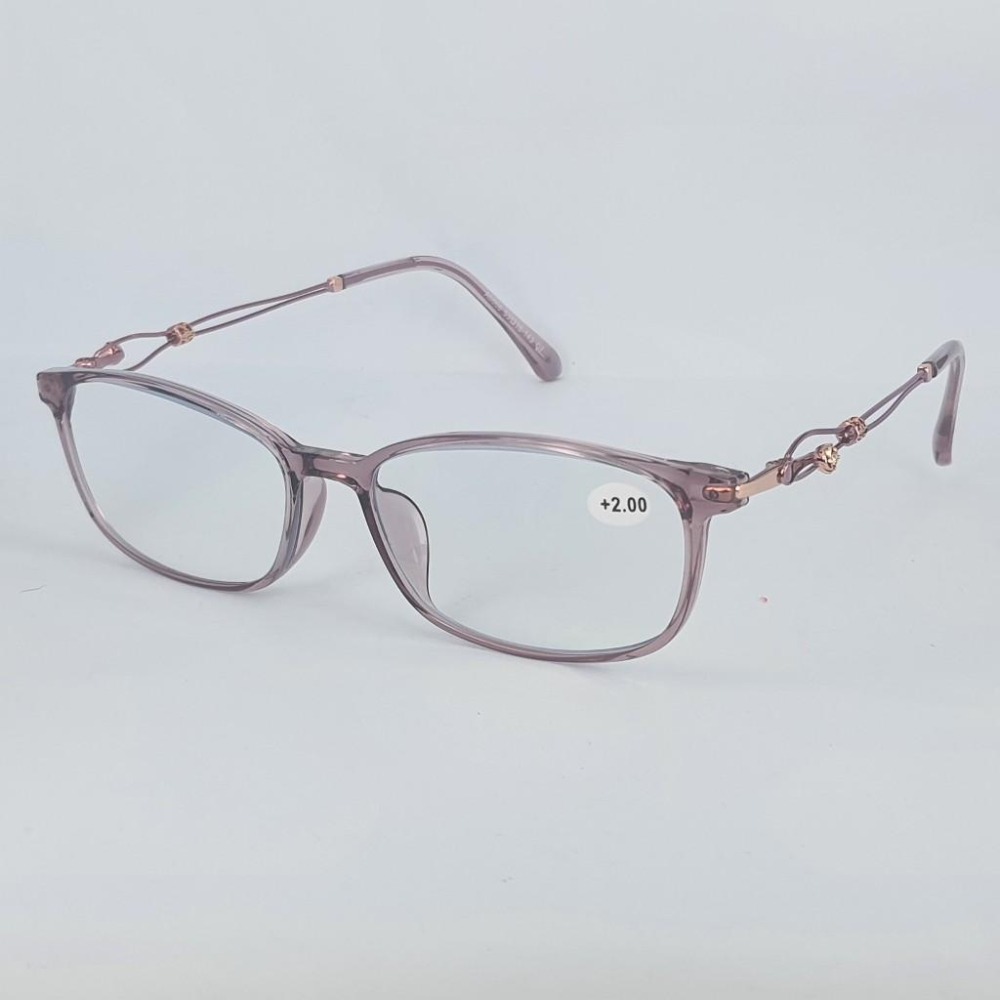 旭初 老花眼鏡 濾藍光 台灣製造 快速出貨  閱讀眼鏡  時尚輕量化鏡架 優抗420 型號6066-細節圖4