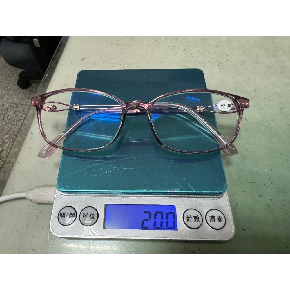旭初 老花眼鏡 濾藍光 台灣製造 快速出貨  閱讀眼鏡  時尚輕量化鏡架 優抗420 型號6066-細節圖5