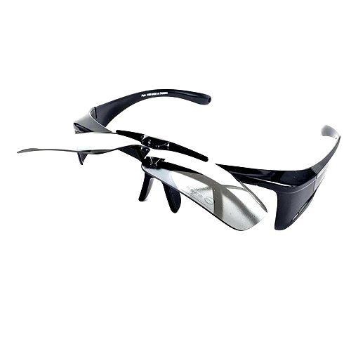 旭初 台灣製造 掀蓋偏光套鏡 水銀造型鏡片 型號2188-細節圖2