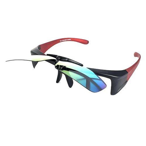 旭初 台灣製造 掀蓋偏光套鏡 水銀造型鏡片 型號2188-細節圖6