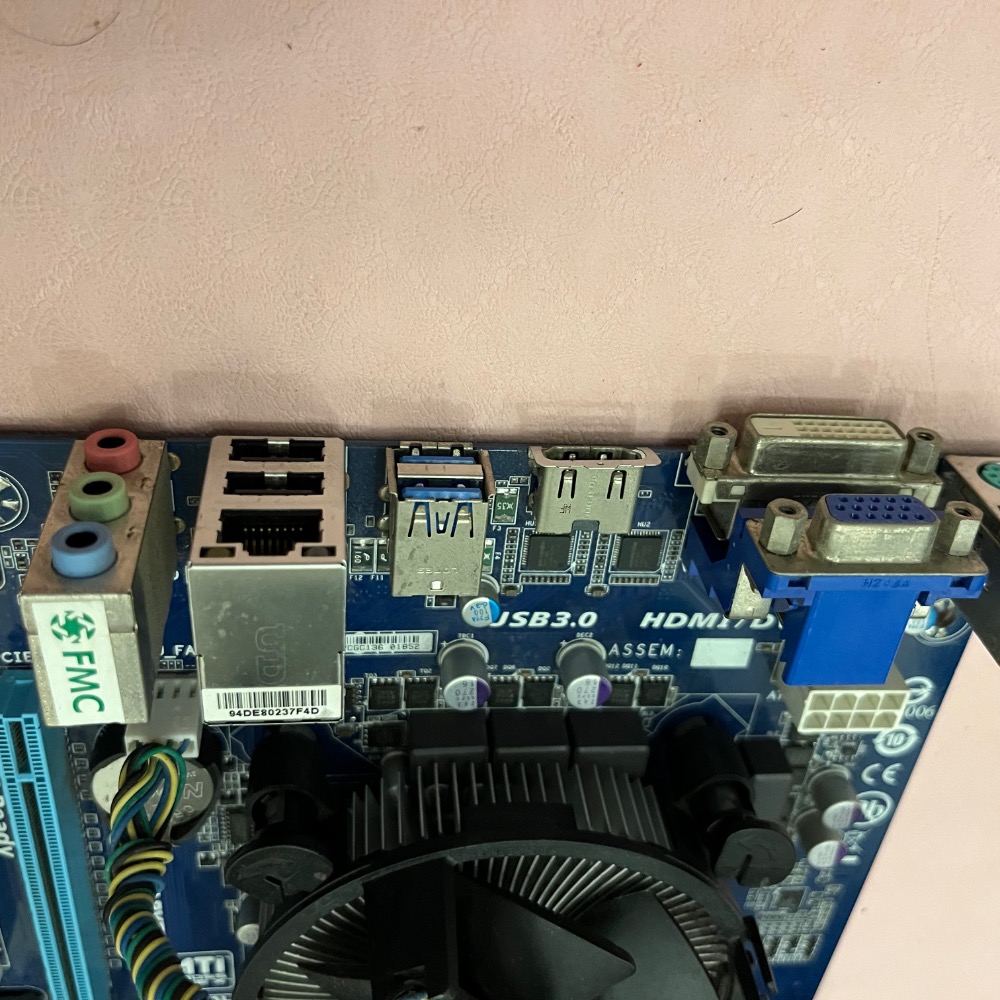 二手CPU+MB:i5 3470+技嘉B75m-D3H，功能正常，保固七天！售出不退！桃園可以面交！-細節圖5