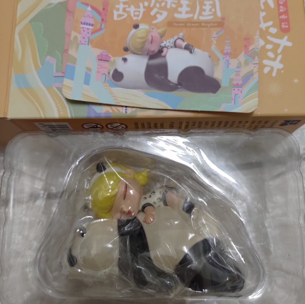 《茶茶的窩》可米生活 白夜童話 趴趴動物系列 盒玩 柯基士兵 熊貓大人-細節圖3