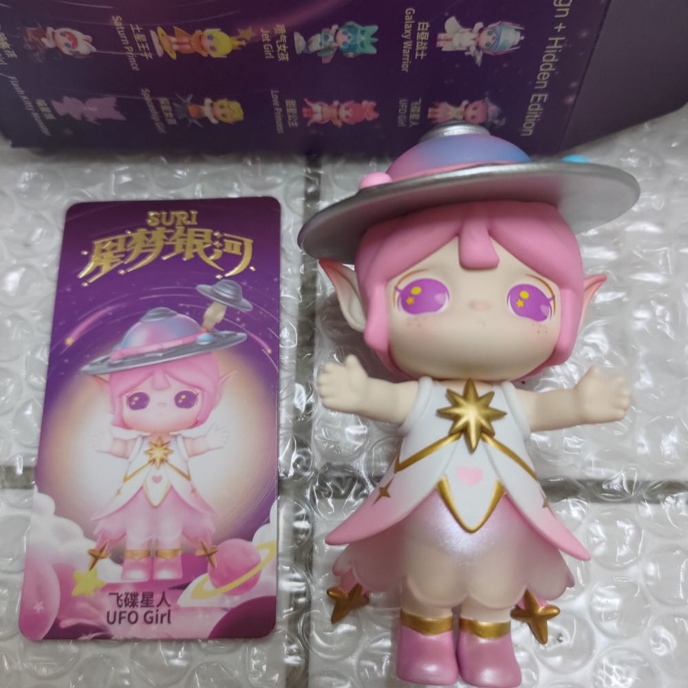 《茶茶的窩》Rolife 若來 SURI 蘇蕊 星夢銀河 盒玩 飛碟星人 探星女孩-細節圖2