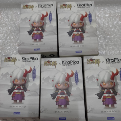 《茶茶的窩》陰陽師 x 琪拉寶寶 聯名 KiraPika 第一彈 盒玩 茨木童子 吸血姬 傀儡師 跳跳妹妹