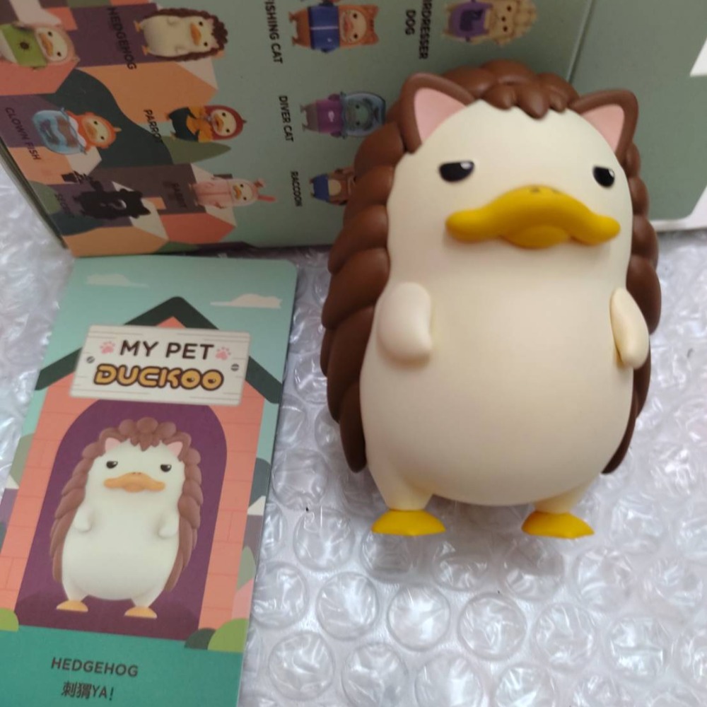 《茶茶的窩》POP MART 泡泡瑪特 Duckoo 寵物故事系列 盒玩 沐浴汪 刺蝟YA 阿拉斯加汪-細節圖3
