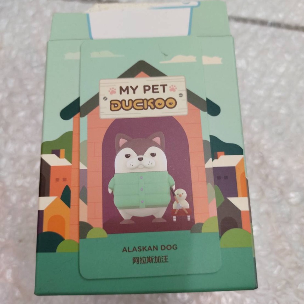 《茶茶的窩》POP MART 泡泡瑪特 Duckoo 寵物故事系列 盒玩 沐浴汪 刺蝟YA 阿拉斯加汪-細節圖4
