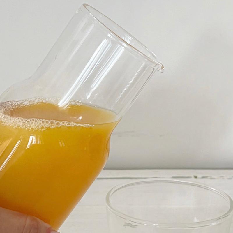 韓國代購 amytable 透明玻璃果汁瓶杯套裝 玻璃壺 玻璃杯-細節圖3