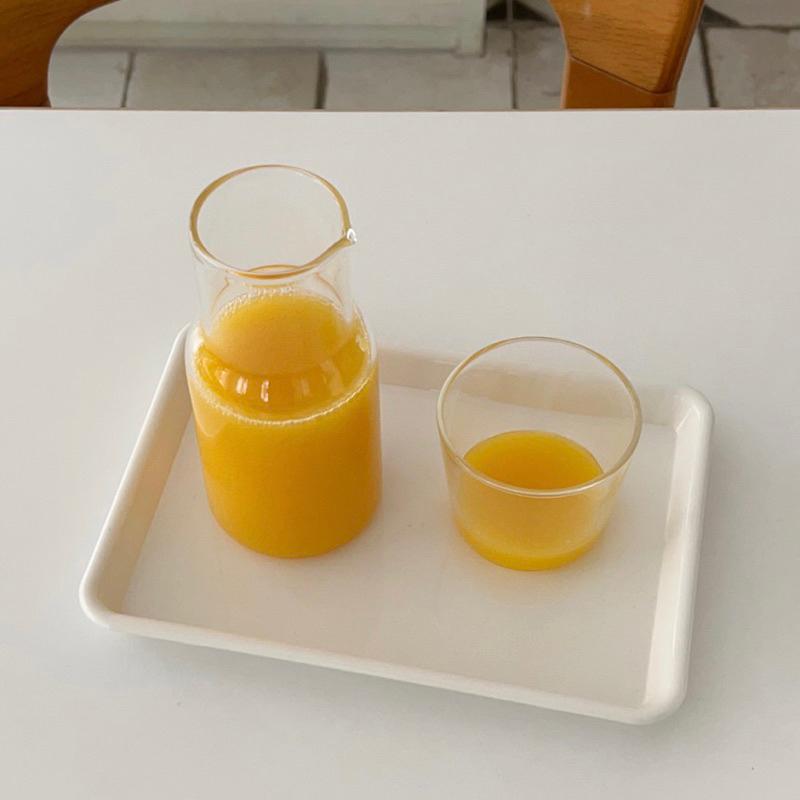 韓國代購 amytable 透明玻璃果汁瓶杯套裝 玻璃壺 玻璃杯-細節圖5
