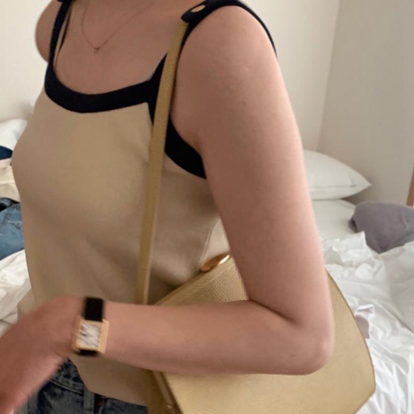 韓貨 MONE 卡羅琳針織細肩帶背心 Carolyn knit sleeveless-細節圖7