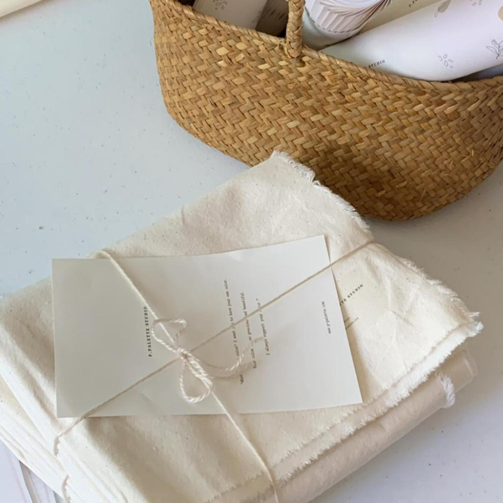 韓國代購 p.palette a tablecloth 簡單質感溫暖色桌布 桌巾 野餐布 野餐墊-細節圖9