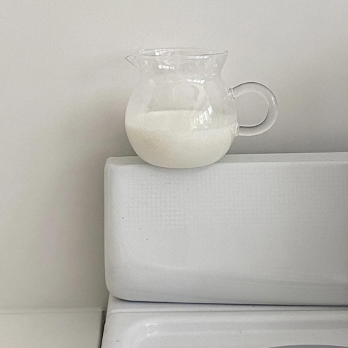 韓國代購 amytable 玻璃牛奶壺 奶盅 玻璃壺 家庭咖啡廳