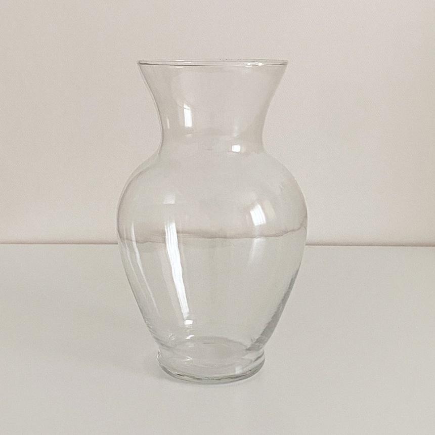 韓國代購 amytable 透明玻璃花瓶 弧形花瓶 鬱金香花瓶 簡單花瓶-細節圖2