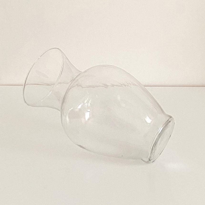 韓國代購 amytable 透明玻璃花瓶 弧形花瓶 鬱金香花瓶 簡單花瓶-細節圖6