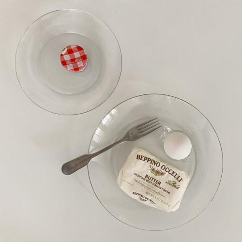 現貨 韓國代購 法國製透明玻璃盤 盤子 餐盤 點心盤 水果盤 家庭咖啡廳