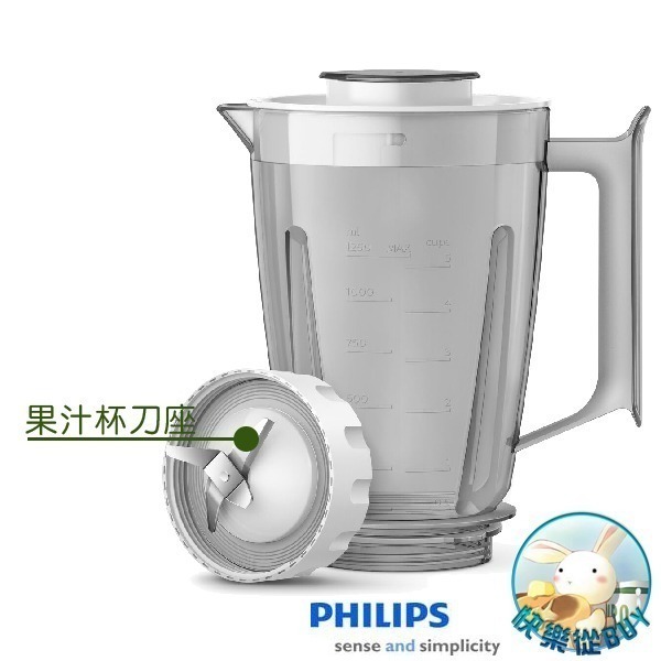 PHILIPS飛利浦  HR2191 超活氧果汁機專用配件-規格圖2