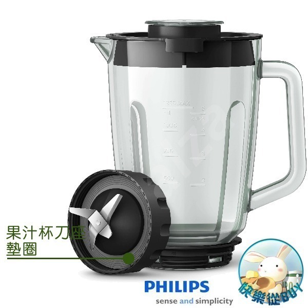 PHILIPS飛利浦 HR2291 秒碎冰沙果汁機專用配件-規格圖2