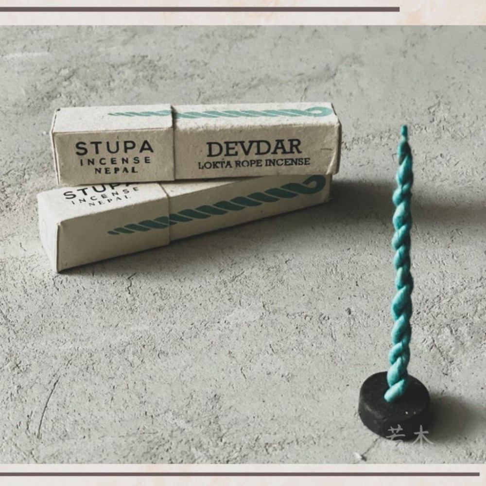 若木【現貨附香座】🌳STUPA 手工繩香 附香插 Lokta 香薰 手工線香 安神 天然植物 藏香 線香 瑜珈 冥想-細節圖9