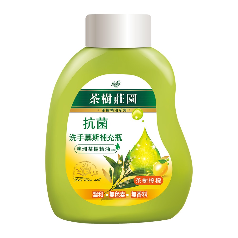 茶樹莊園 茶樹抗菌  茶樹檸檬洗手慕斯  500ml 現貨 洗手乳-細節圖5