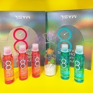 【魔法花園】韓國Masil 8秒沙龍縮時髮膜 8秒縮時護髮安瓶 護髮素 旅行組 單包/單瓶販售-細節圖3