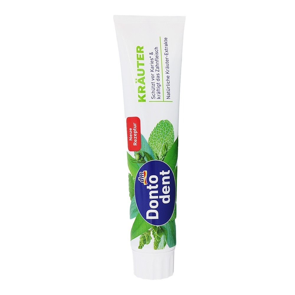【魔法花園】德國DM Dontodent 成人牙膏 兒童牙膏 抗敏感牙膏 125ml  含氟牙膏-規格圖6